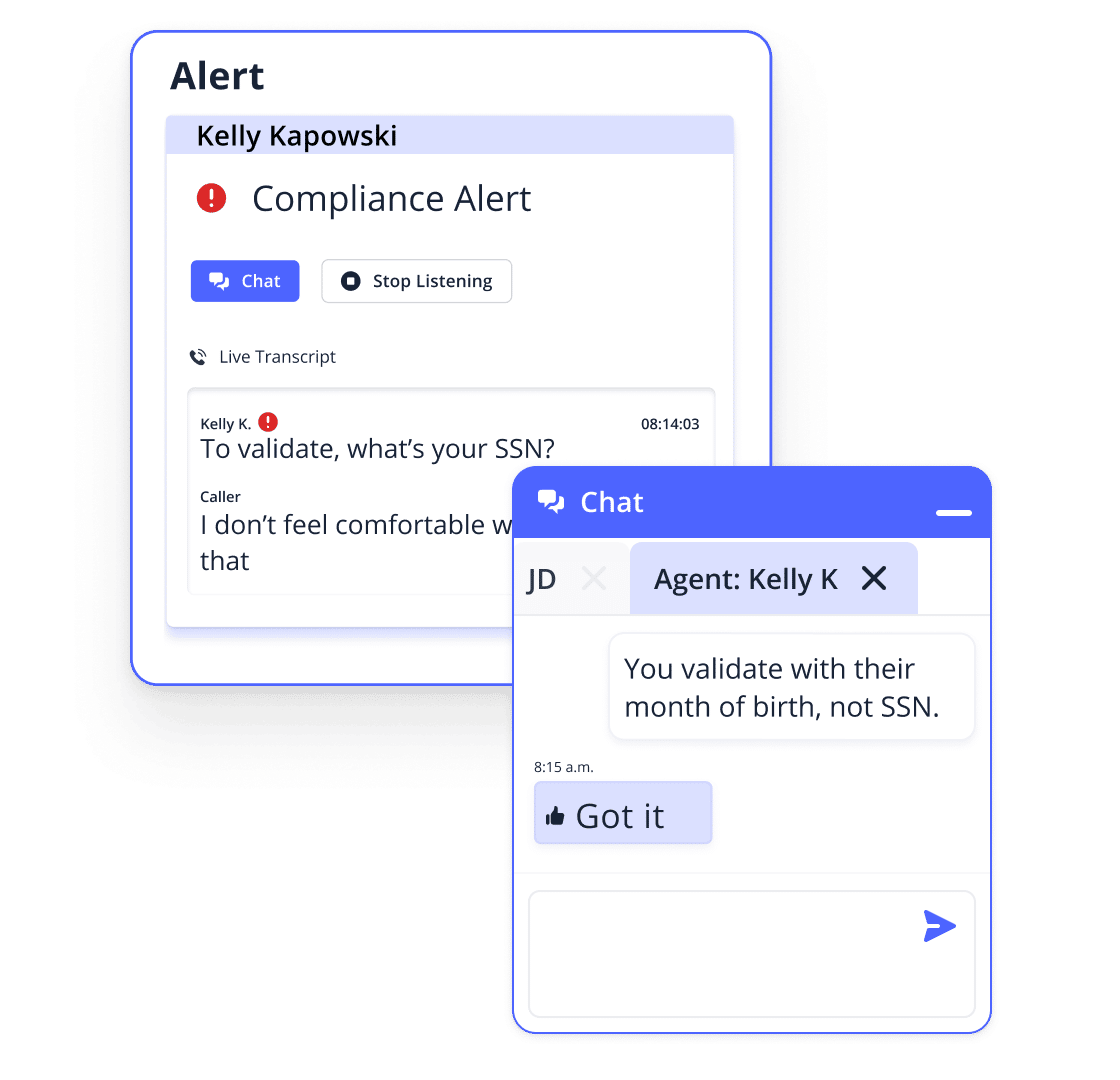 Balto Real-Time Quality Assurance Alert