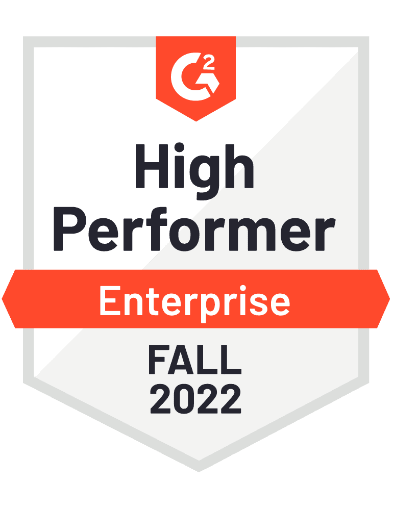 G2 Badge High Performer Fall 2022