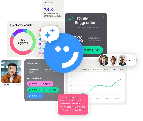 NICE CXOne provides one AI platform to automate customer service for contact centers with high-volume needs.