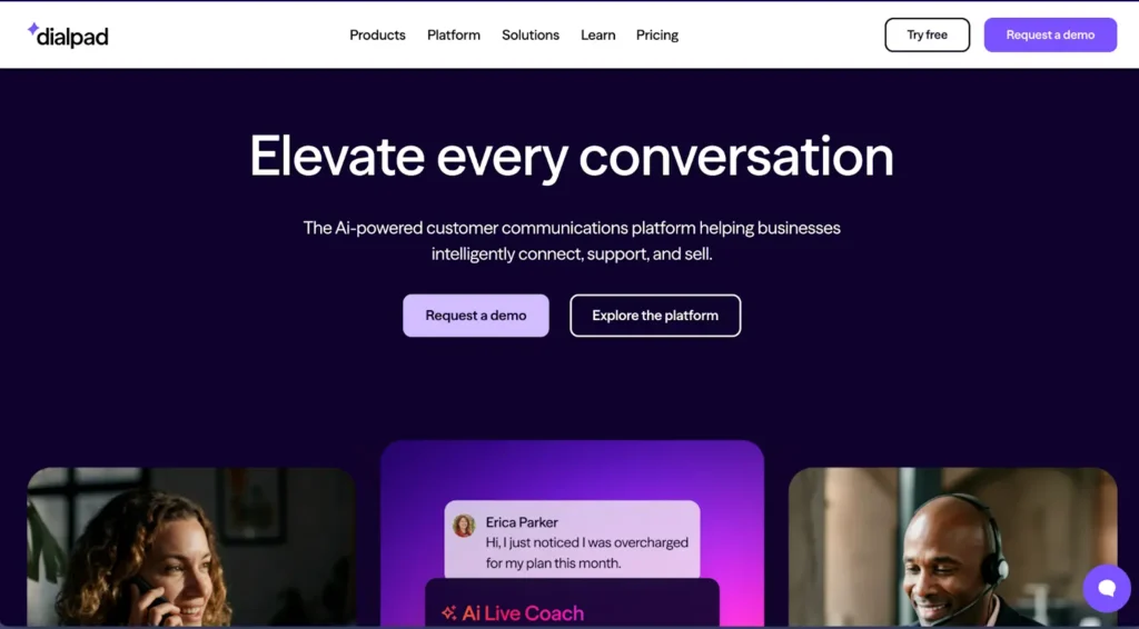 Dialpad is the AI-powered customer communications platform helping businesses intelligently connect, support, and sell.