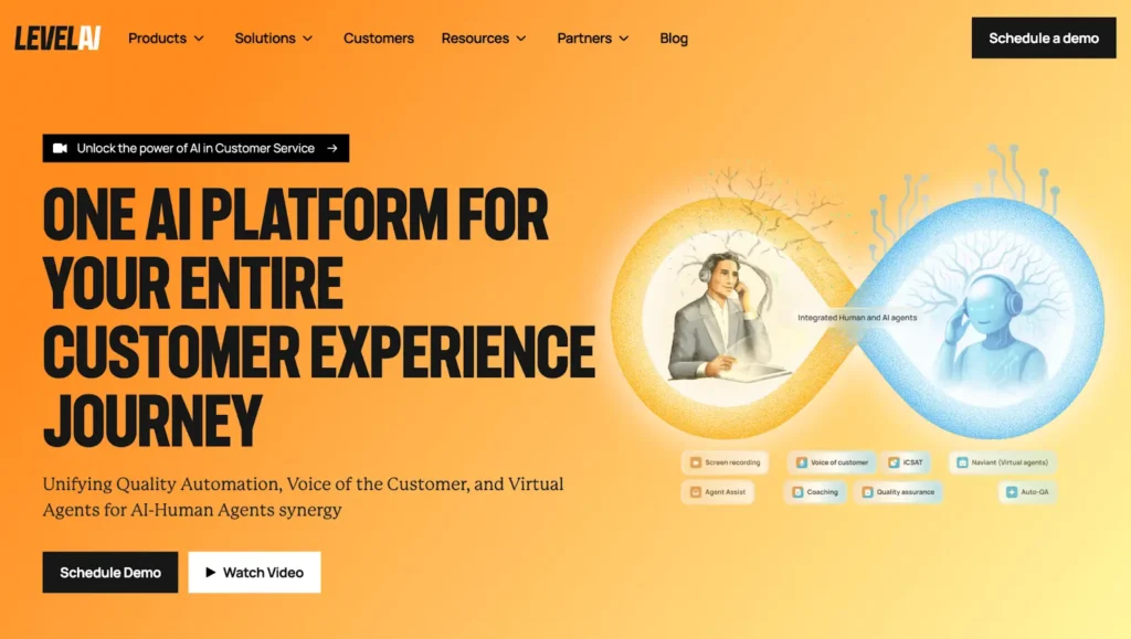 Level AI provides one AI platform for your entire customer experience journey.