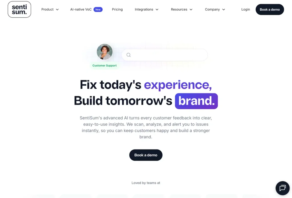 SentiSum’s advanced AI turns every customer feedback into clear, easy-to-use insights.