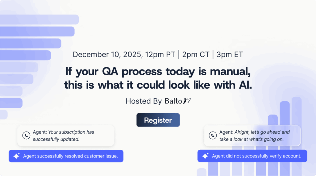 If your QA process today is manual, this is what it could look like with AI.