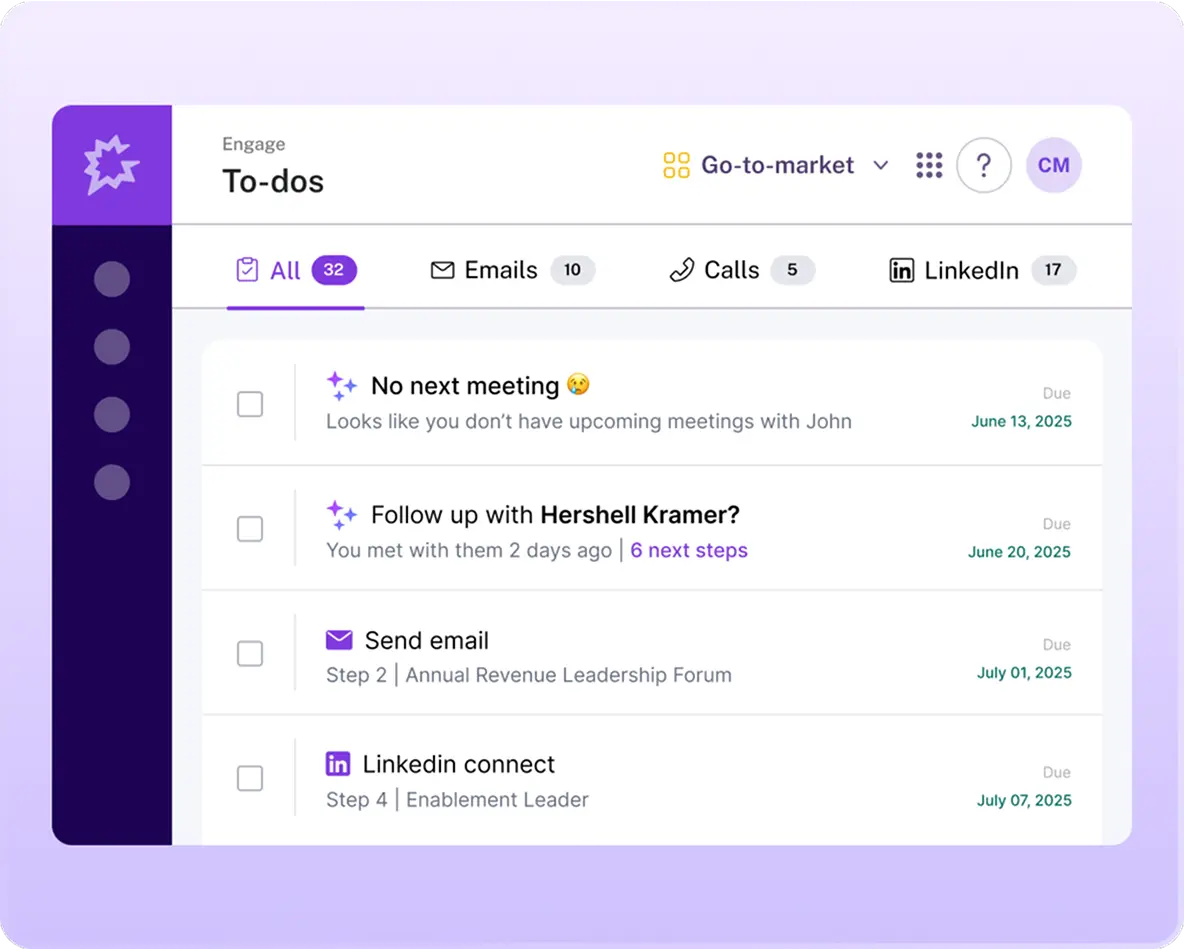 Gong's Engage product is highlighted on Balto's page comparing top Gong competitors
