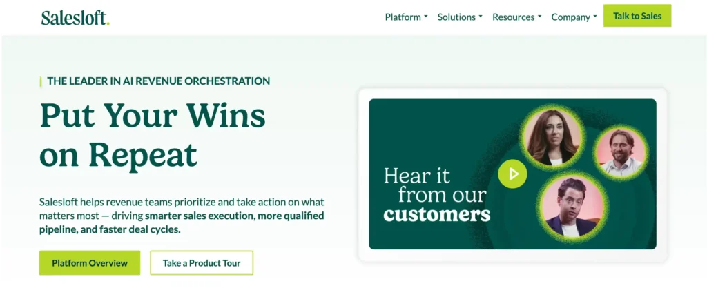 Salesloft is highlighted in Balto's comparison of top Gong alternatives in 2025