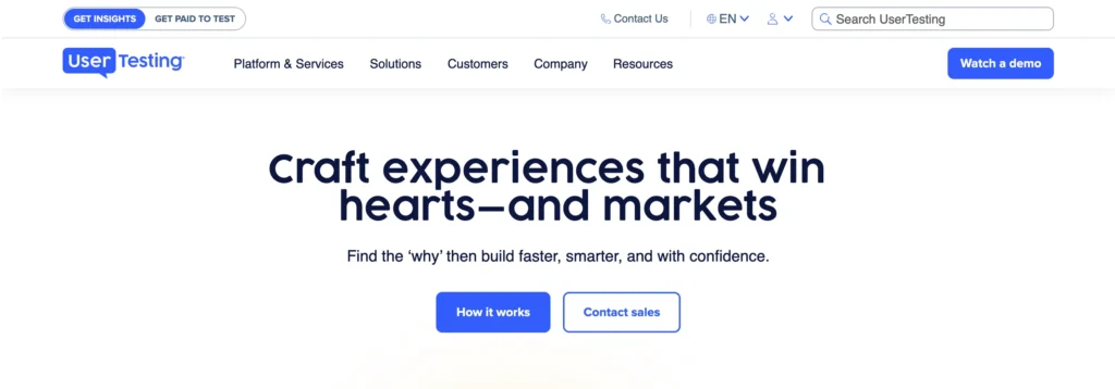 EnjoyHQ / UserTesting is shown as the #4 alternative to Insight7 by Balto