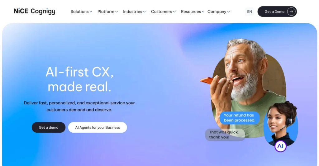 NICE Cognigy is the #3 alternative to Retell AI in 2026