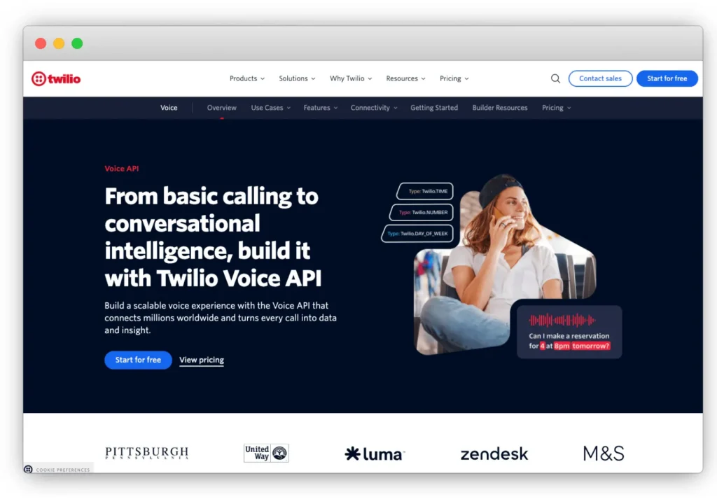 Twilio Voice combined with OpenAI's capabilities make up Balto's #9 competitor or alternative to Bland AI